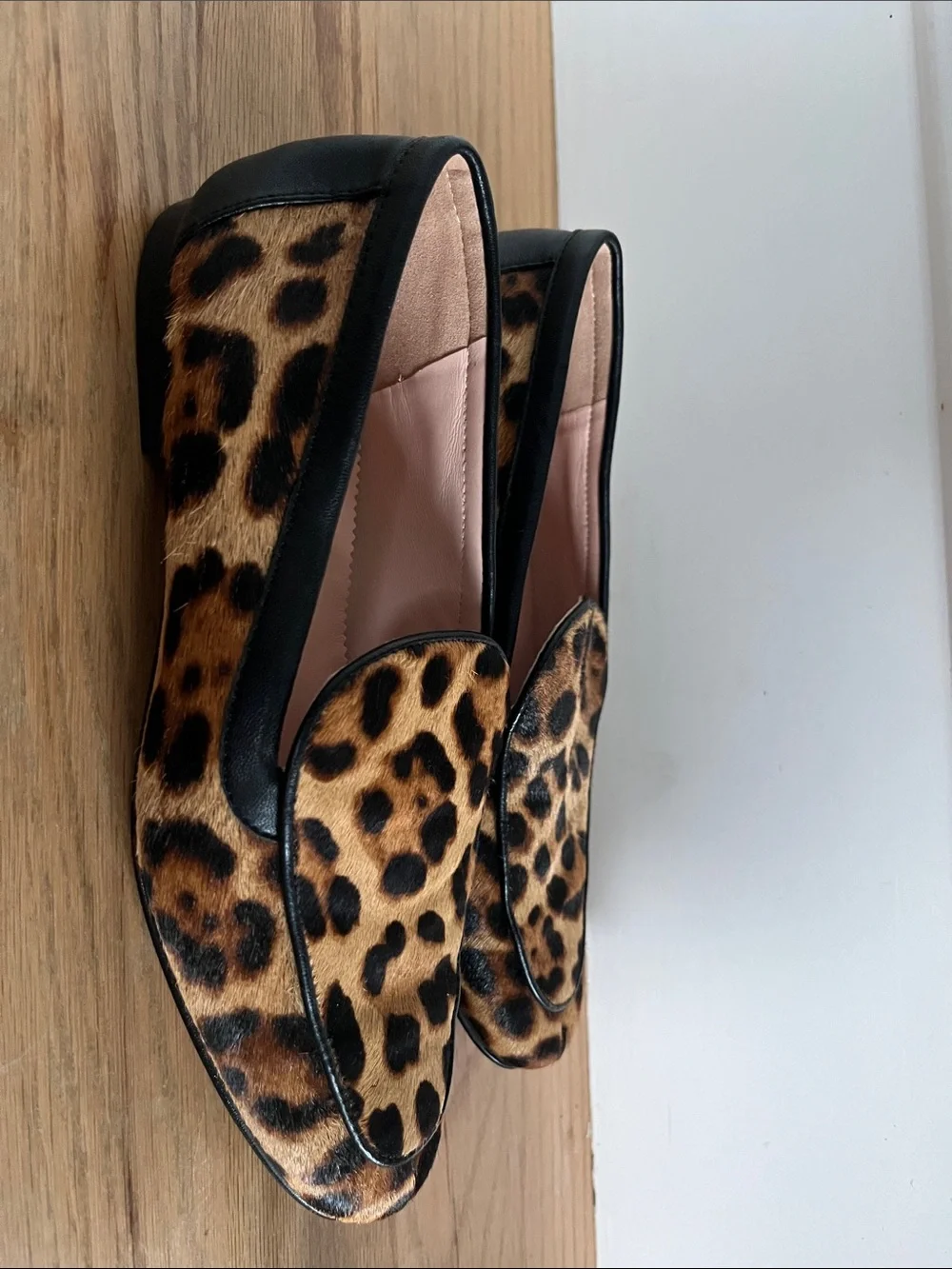 J. Crew Leopard Print Loafers in Brown and Black
